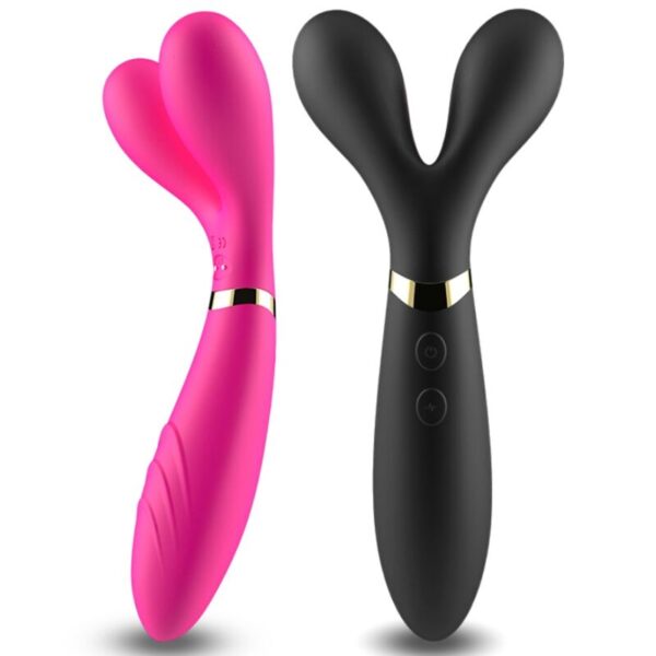 ARMONY - Y-WAND MASSAGE & VIBRATEUR DOUBLE TÊTE NOIR - – Image 4