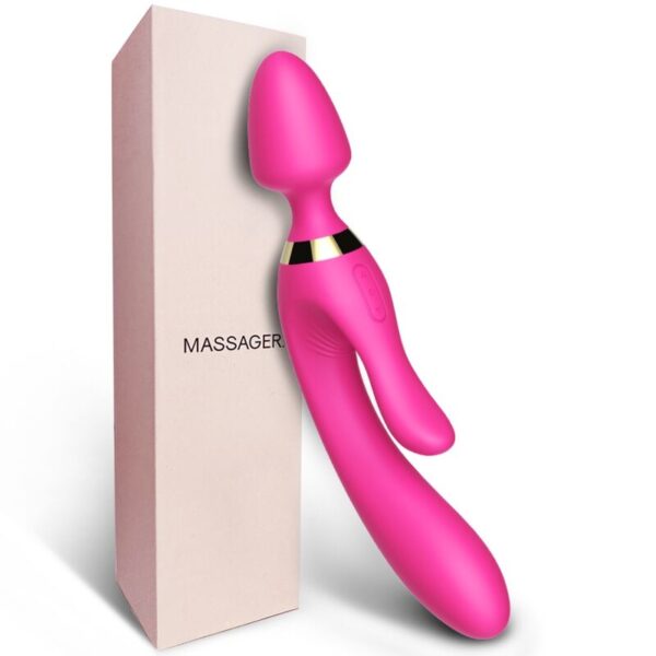 ARMONY - MASSEUR & VIBRATEUR LAPIN FUCHSIA - – Image 4