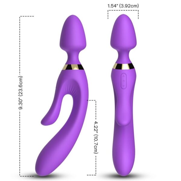 ARMONY - MASSEUR & VIBRATEUR LAPIN VIOLET -