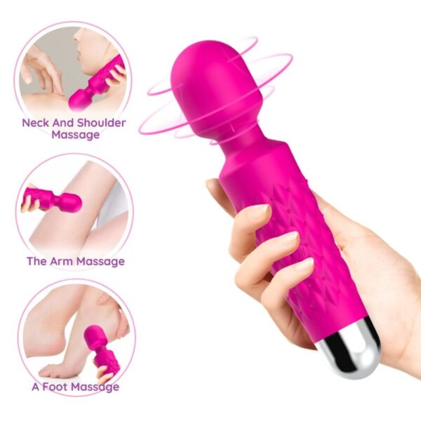 ARMONY - MASSEUR & VIBRATEUR POSTMAN TÊTE SUPER FLEXIBLE FUCHSIA -