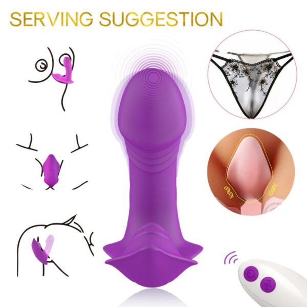 ARMONY - SIFFLET VIBRATEUR INTRODUCTION TÉLÉCOMMANDE VIOLET -