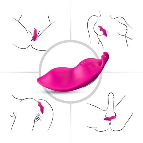 ARMONY - HONEYBEE WEARABLE PANTIES VIBRATEUR G-SPOT TÉLÉCOMMANDE FUCHSIA - – Image 2