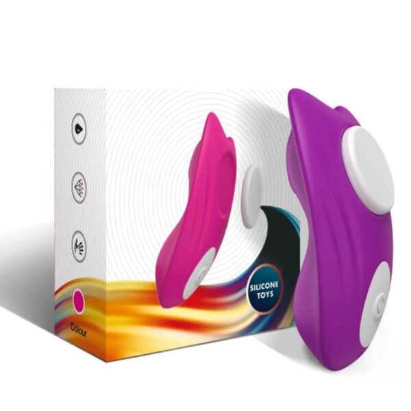ARMONY - CULOTTE PORTABLE PAPILLON VIBRATEUR TÉLÉCOMMANDE VIOLET - – Image 5