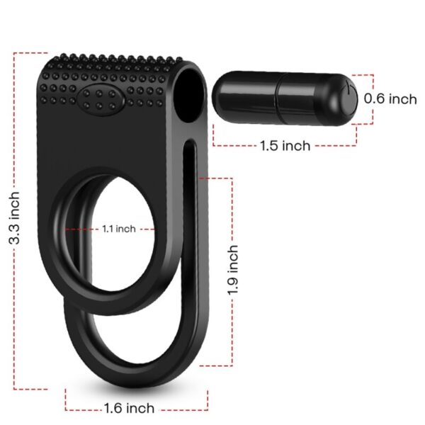 ARMONY - TWINS DOUBLE VIBRATEUR POUR COUPLES NOIR - – Image 3