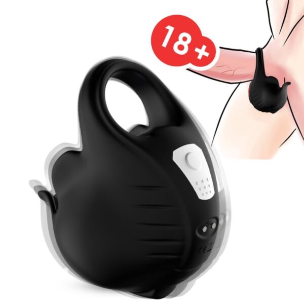 ARMONY - ANNEAU VIBRATEUR À VENTOUSES TÉLÉCOMMANDE NOIR - – Image 2