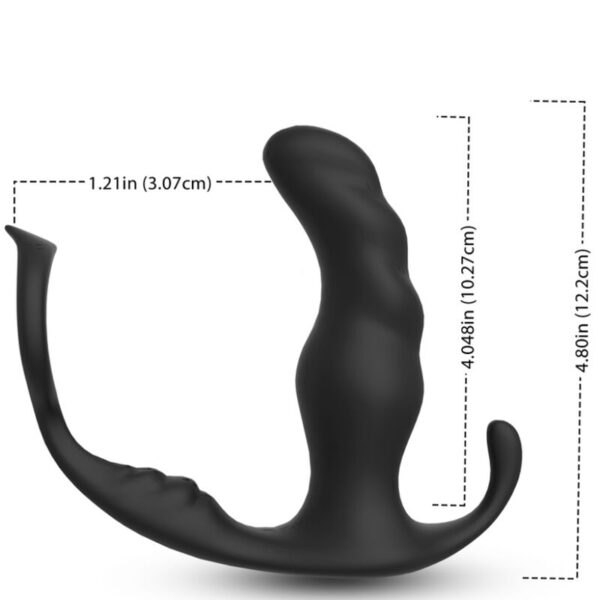 ARMONY - KNIGHT VIBRATEUR ANAL PROSTATE & ANNEAU TÉLÉCOMMANDE NOIR - – Image 2