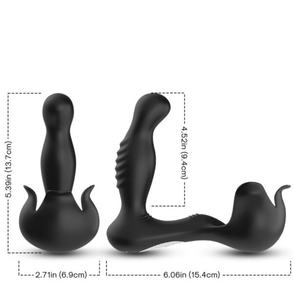 ARMONY - VIBRATEUR SURROUND ANAL & STIMULATEUR TESTICULOS TÉLÉCOMMANDE NOIR - – Image 3