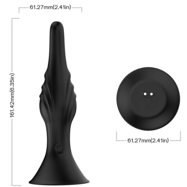 ARMONY - VIBRATEUR & PLUG ANAL TÉLÉCOMMANDE NOIR - – Image 3