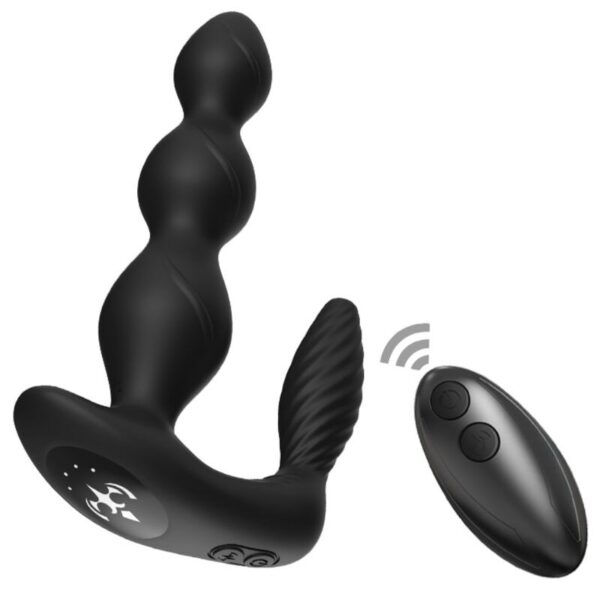 ARMONY - MANFUN VIBRATEUR & STIMULATEUR ANAL PLUG TÉLÉCOMMANDE NOIR -