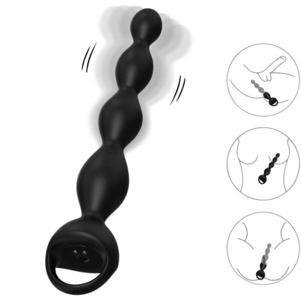 ARMONY - PLUG ANAL VIBRATEUR DOIGT NOIR -