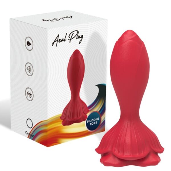 ARMONY - VIBRATEUR ROSE & PLUG ANAL PETITE TÉLÉCOMMANDE ROUGE - – Image 5