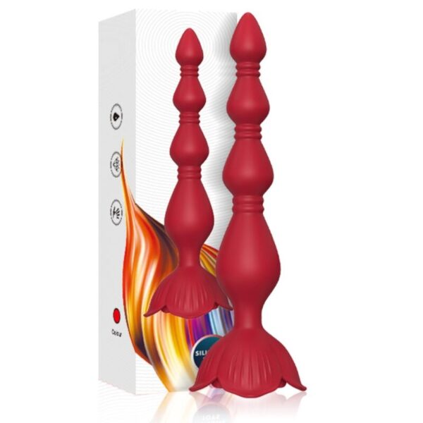 ARMONY - VIBRATEUR ROSE PAGODE & PLUG ANAL ROUGE - – Image 4