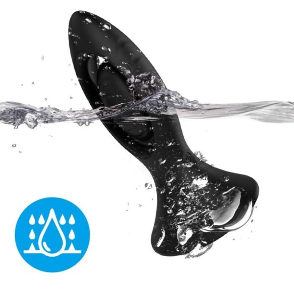 ARMONY - VIBRATEUR & PLUG ANAL SILICONE NOIR - – Image 3