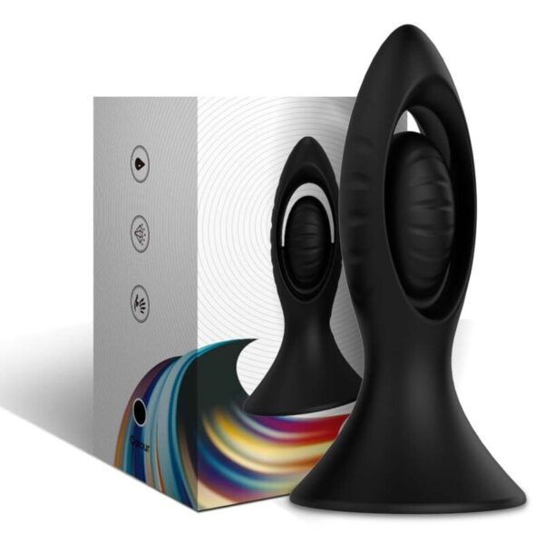 ARMONY - VIBRATEUR & PLUG ANAL SILICONE NOIR - – Image 5