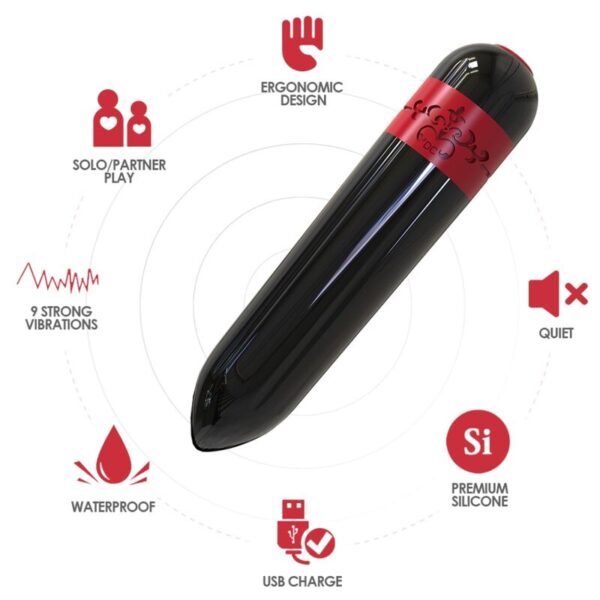 ARMONY - ROCKET VIBRATEUR BULLET NOIR - – Image 2