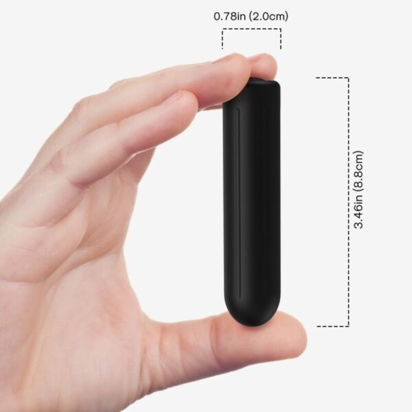 ARMONY - BULLET VIBRATEUR WARHEAD NOIR 2 CM x 8.8 CM -