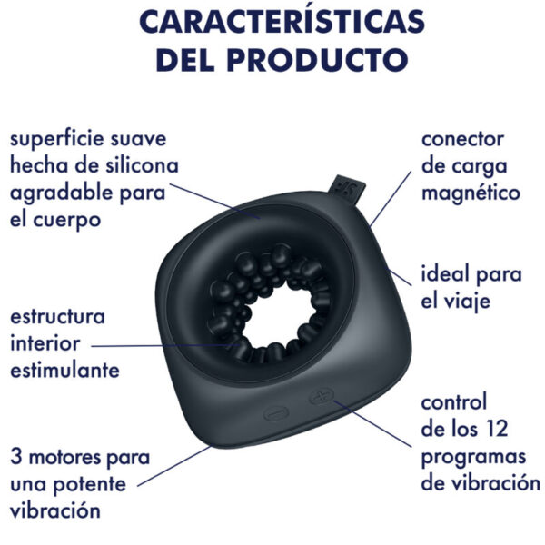 SATISFYER - RING STROKER MASTURBATEUR & VIBRATEUR - – Image 5