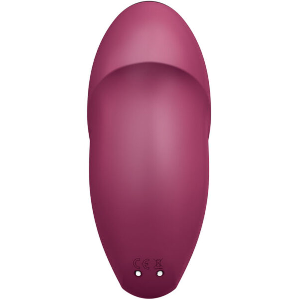 SATISFYER - TAP & CLIMAX 1 VIBRATEUR LAY-ON ROUGE - – Image 3