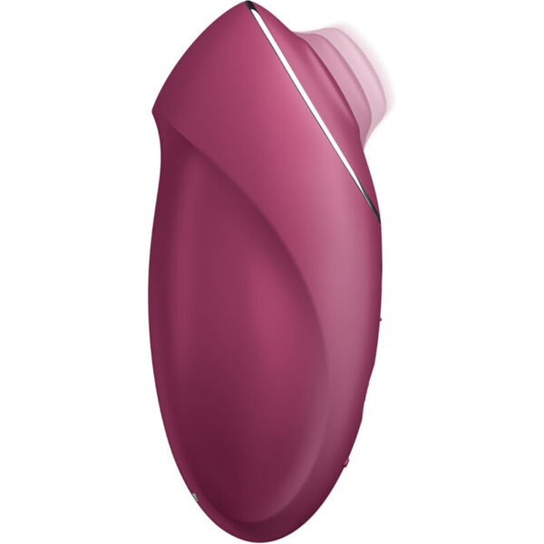 SATISFYER - TAP & CLIMAX 1 VIBRATEUR LAY-ON ROUGE - – Image 2