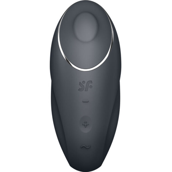 SATISFYER - TAP & CLIMAX 1 VIBRATEUR LAY-ON NOIR -