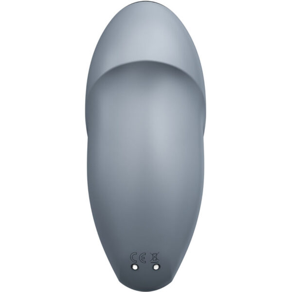 SATISFYER - TAP & CLIMAX 1 VIBRATEUR LAY-ON GRIS - – Image 3