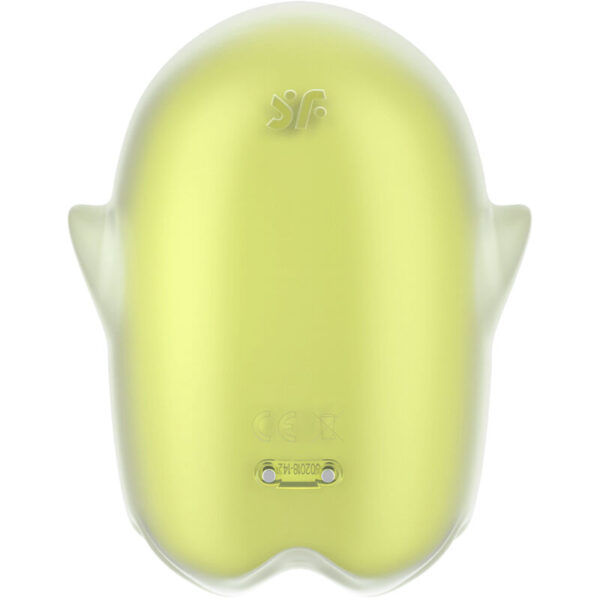 SATISFYER - GLOWING GHOST AIR PULSE & VIBRATEUR JAUNE - – Image 3