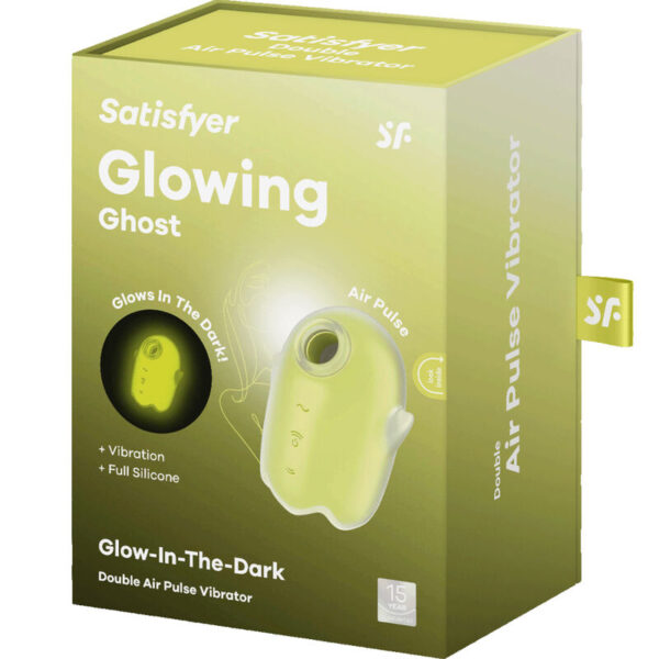 SATISFYER - GLOWING GHOST AIR PULSE & VIBRATEUR JAUNE - – Image 6