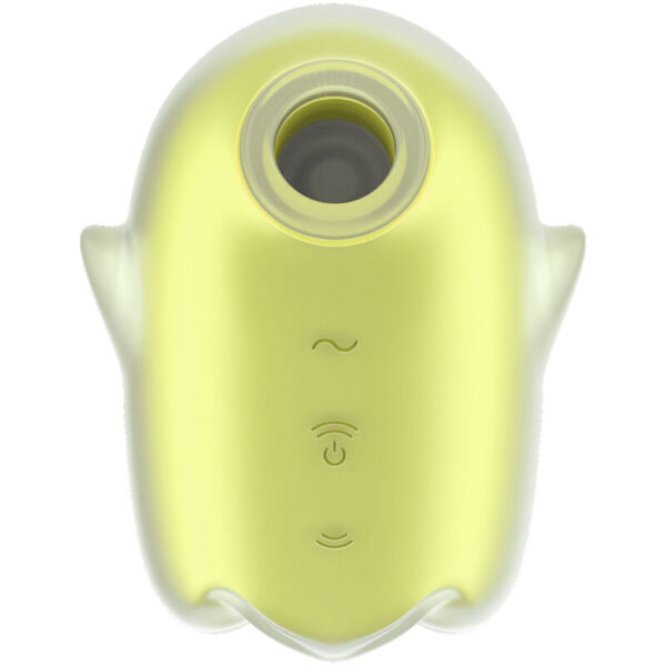 SATISFYER - GLOWING GHOST AIR PULSE & VIBRATEUR JAUNE -