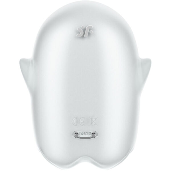 SATISFYER - GLOWING GHOST AIR PULSE & VIBRATEUR BLANC - – Image 3