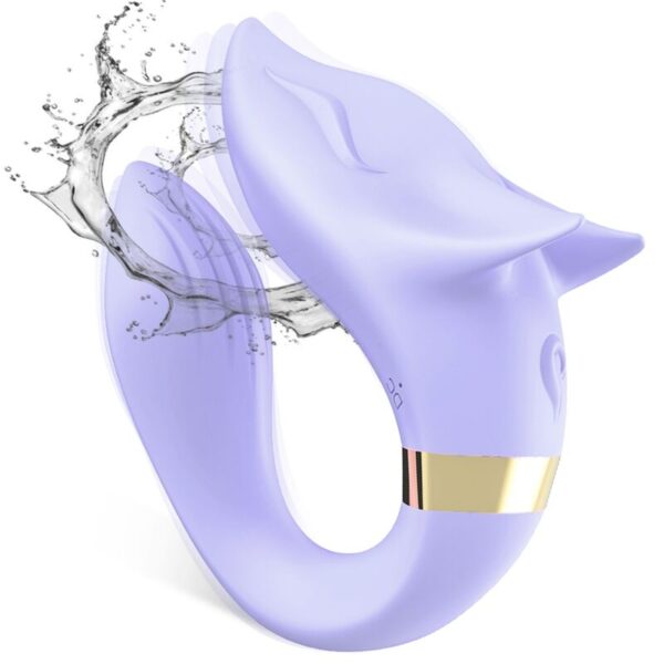 ARMONY - VIBRATEUR FOX POUR COUPLES TÉLÉCOMMANDE VIOLET - – Image 2
