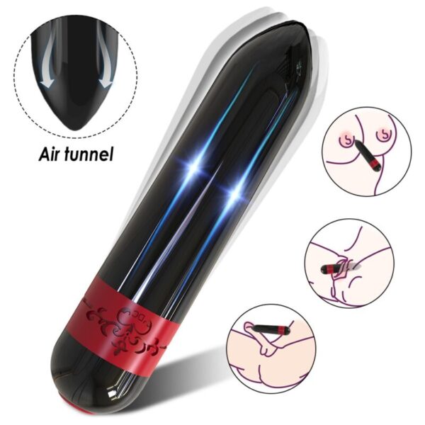 ARMONY - TÉLÉCOMMANDE BULLET VIBRATEUR ROCKET NOIR - – Image 4