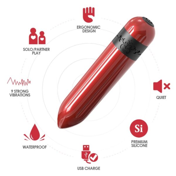 ARMONY - ROCKET VIBRATEUR BULLET TÉLÉCOMMANDE FUCHSIA - – Image 3