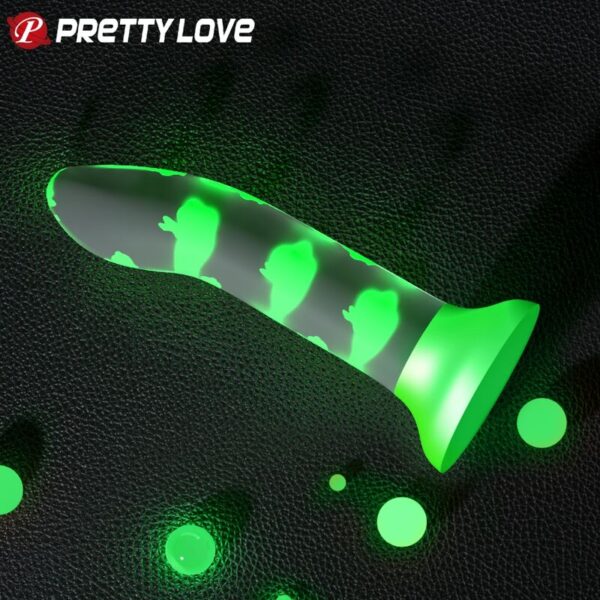 PRETTY LOVE - GODE MAGIQUE NIGHTFALL SANS VIBRATION VERT LUMINEUX - – Image 3