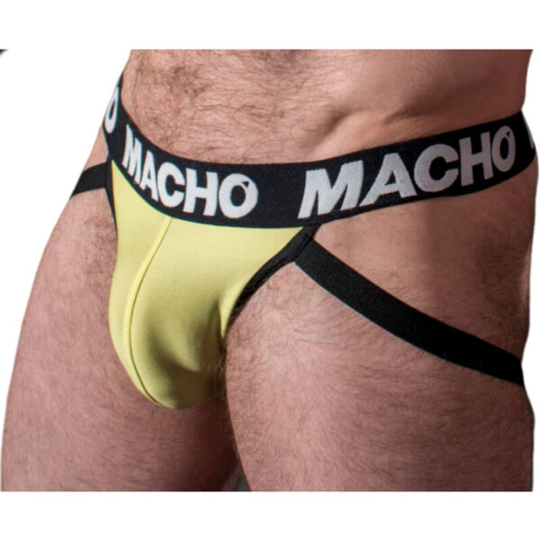 MACHO - MX25A JOCK LYCRA JAUNE L - – Image 3