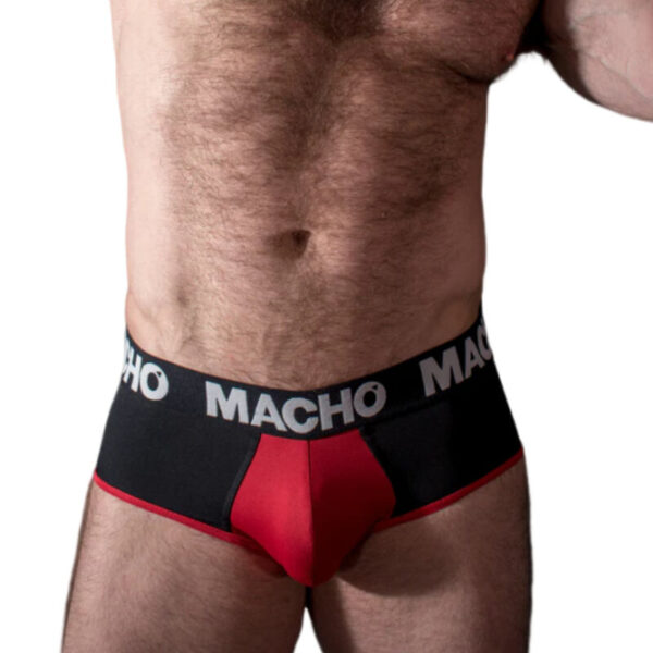 MACHO - MS26N SLIP NOIR/ROUGE M - – Image 2