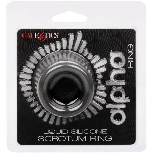 CALEXOTICS - ALPHA ANNEAU DÉTIREMENT DU SCROTUM NOIR - – Image 2