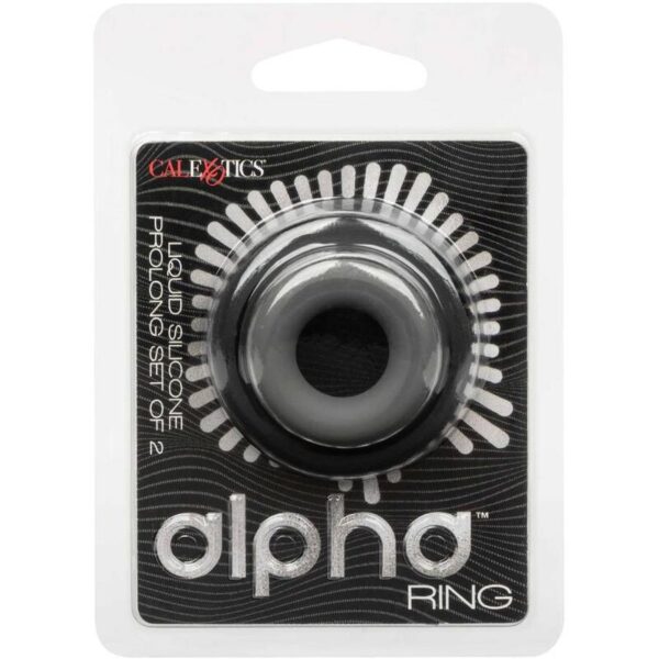 CALEXOTICS - ALPHA PROLONG LOT DE 2 BAGUE GRIS - – Image 2