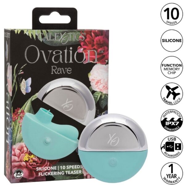 CALEXOTICS - OVATION STIMULATEUR RAVE VERT AQUA - – Image 2
