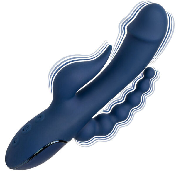 CALEXOTICS - VIBRATEUR TRIPLE ORGASME BLEU - – Image 7