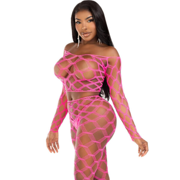 LEG AVENUE - TOP & LEGGINS HARDCORE FUCHSIA - – Image 5