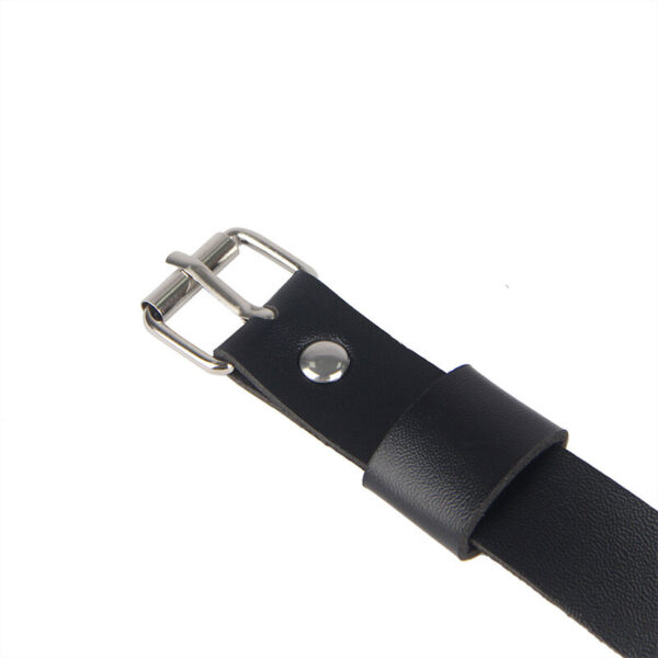 SUBBLIME - HARNAIS DE JAMBE CHAÎNE CUIR NOIR TAILLE UNIQUE - – Image 7