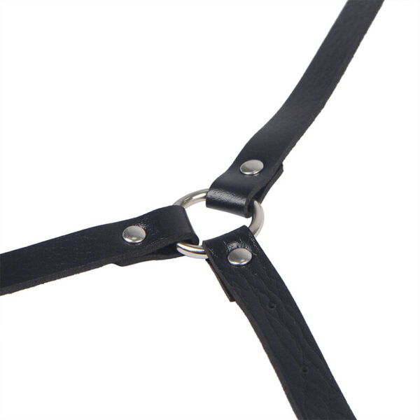 SUBBLIME - HARNAIS DE CORPS EN CUIR NOIR TAILLE UNIQUE - – Image 6