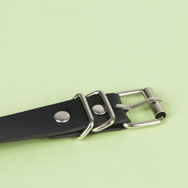 SUBBLIME - CHAÎNE CUIR CEINTURE NOIRE TAILLE UNIQUE - – Image 7
