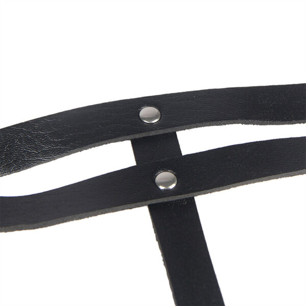 SUBBLIME - CHAINE BAGUE CUIR CEINTURE NOIR TAILLE UNIQUE - – Image 7