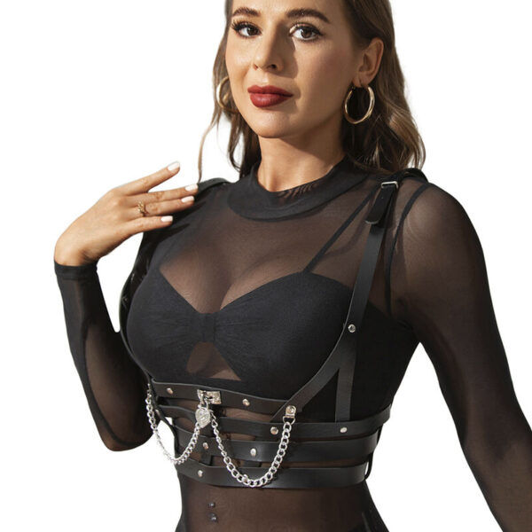 SUBBLIME - HARNAIS CORSET AVEC CHAÎNE DÉTAIL TAILLE UNIQUE - – Image 2