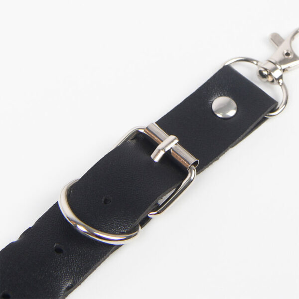 SUBBLIME - HARNAIS CEINTURE ET JARRETIÈRES AVEC ANNEAUX ET CHAÎNE DÉTAIL TAILLE UNIQUE - – Image 5
