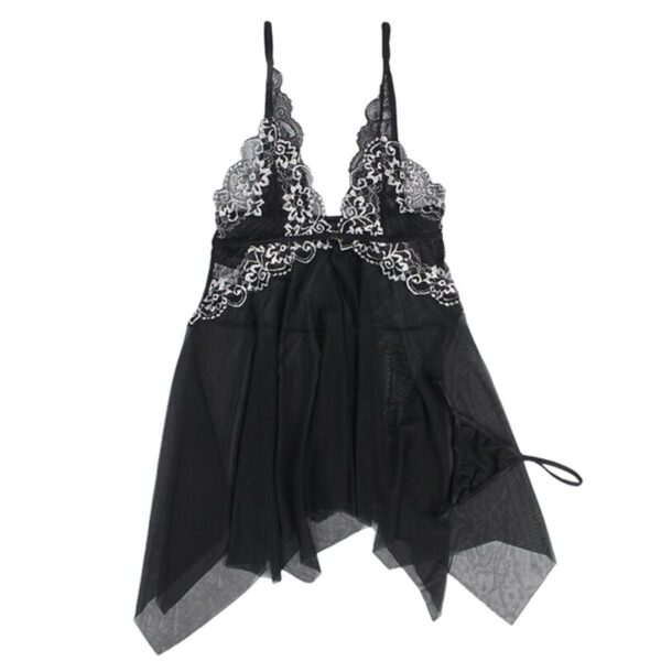SUBBLIME - BABYDOLL TISSU TULLE POITRINE DENTELLE L/XL - – Image 4