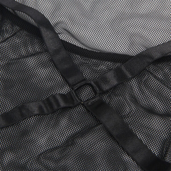 SUBLLIME - ROBE TRANSPARENTE  COL DOS NOIR L/XL - – Image 6
