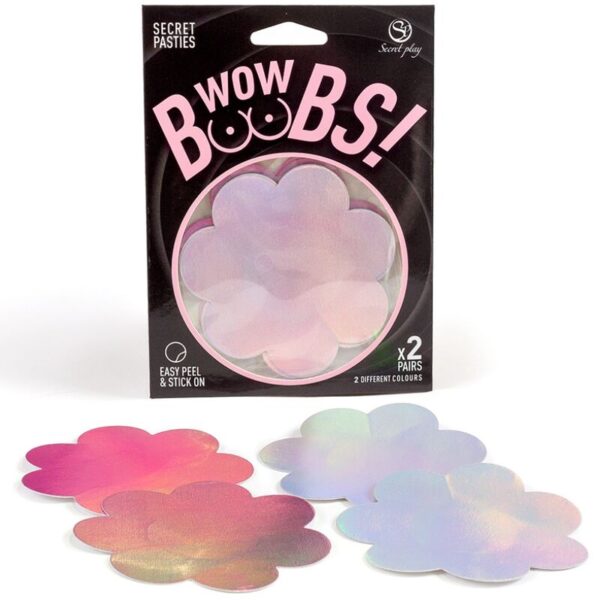 SECRET PLAY- WOW SEINS! COUVRE-MAMETAUX FLEURS -