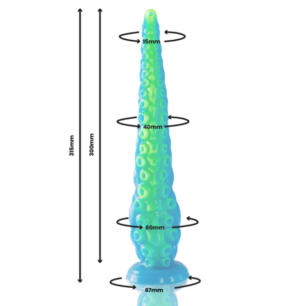 EPIC - GODE TENTACLE MINCE FLUORESCENT SCYLLA GRANDE TAILLE - – Image 3